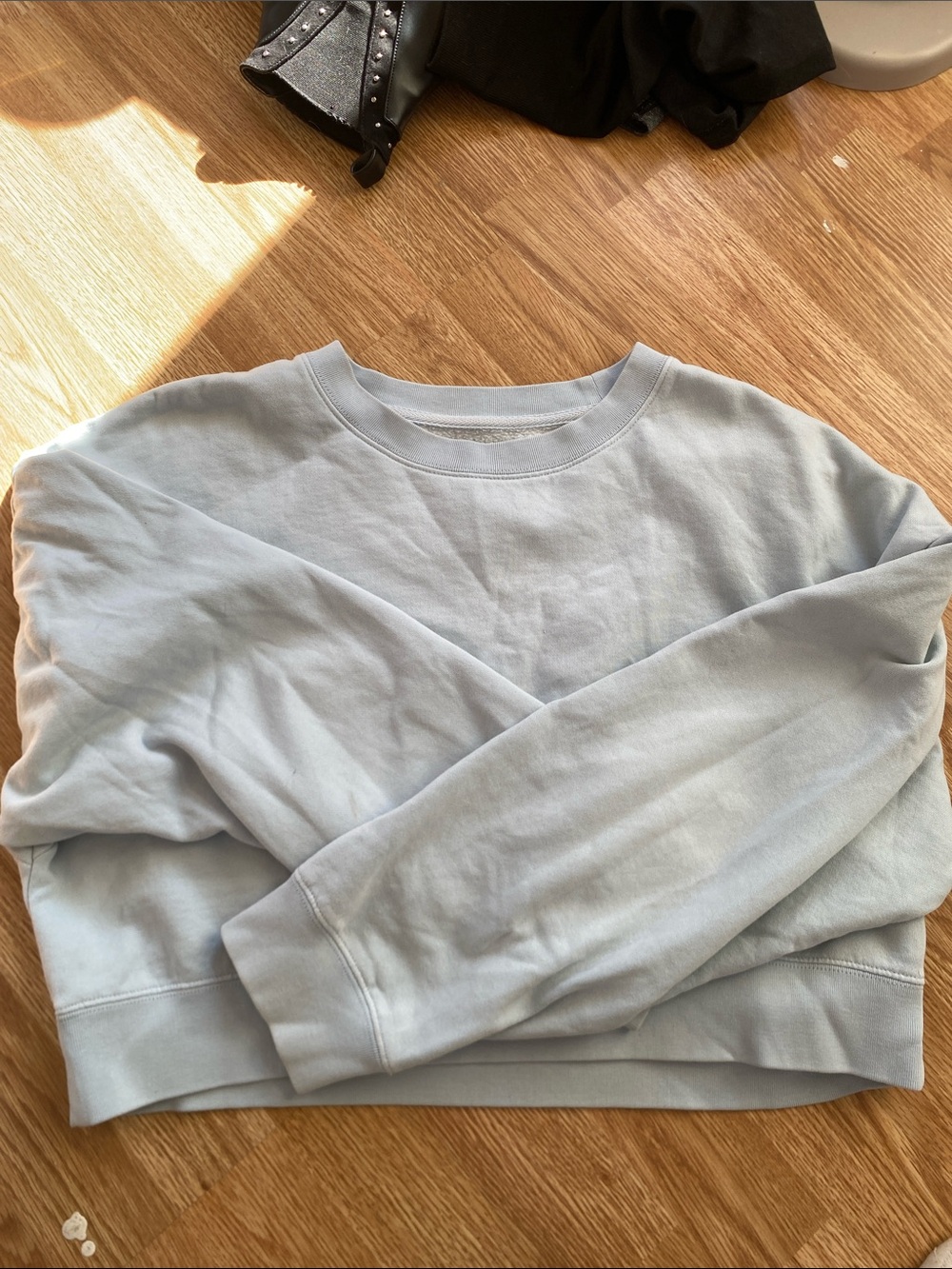 Harlow Light Blue Crewneck Sweater
